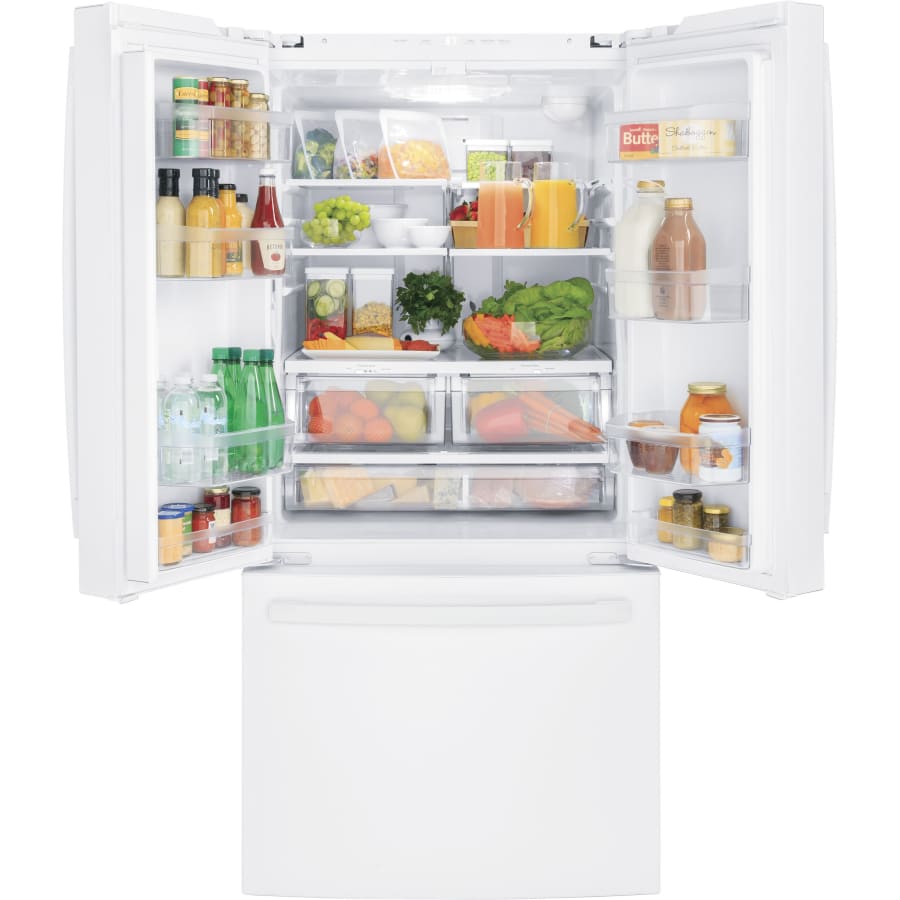 GE GWE19JSLSS 33 Inch Wide 18.6 Cu. Ft. Counter Depth Build
