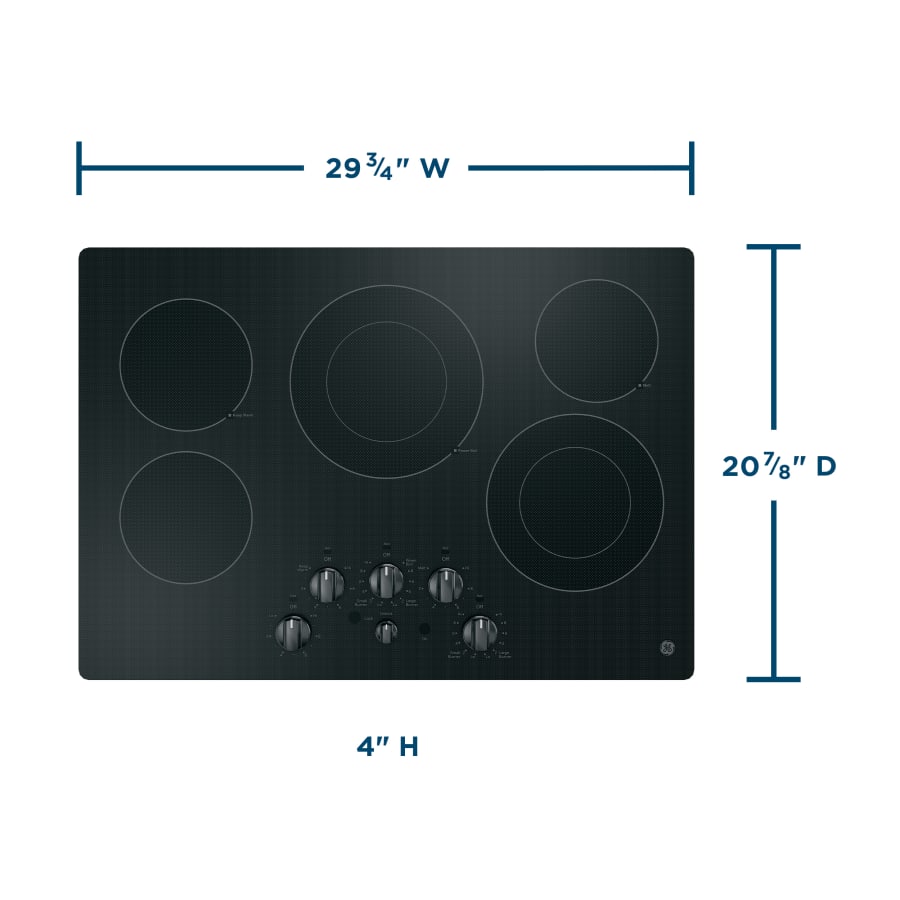 Ge 5 burner electric cooktop cheap