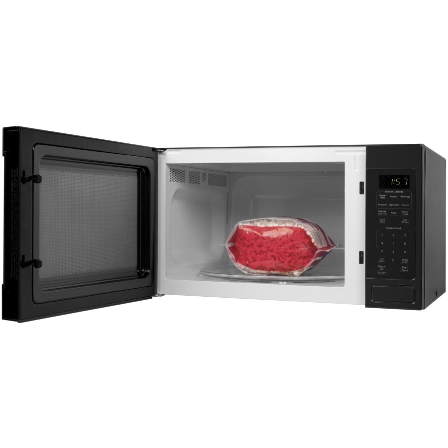 GE JES1657DMBB 22 Inch Wide 1.6 Cu. Ft. 1150 Watt Build