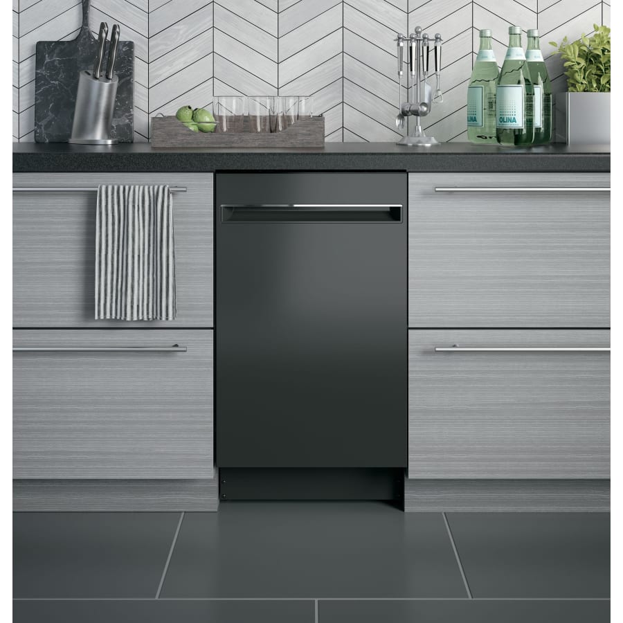 GE Profile PDT145SGLBB 18 Inch Wide 8 Place Setting Energy Build