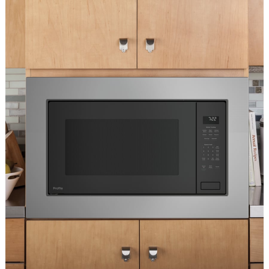 GE Profile PEB7227DLWW 24 Inch Wide 2.2 Cu. Ft. 1650 Watt Build