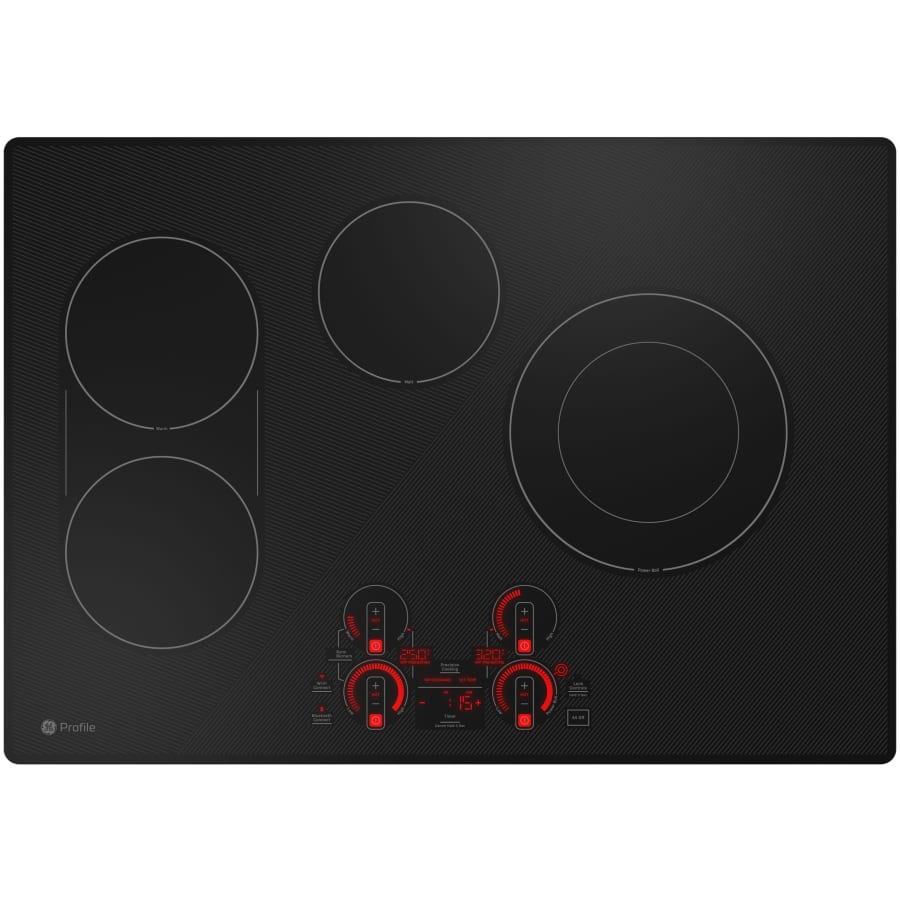 GE Profile 30 Inch Wide 4 Burner Electric Cooktop - Thumbnail 2