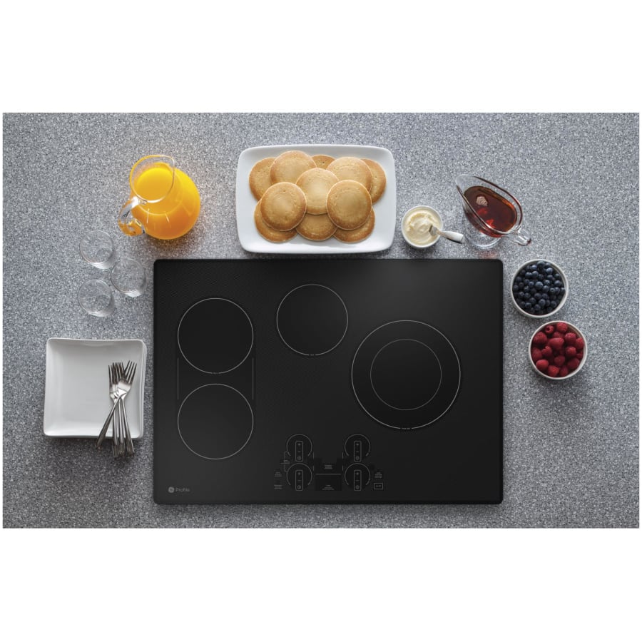 GE Profile 30 Inch Wide 4 Burner Electric Cooktop - Thumbnail 3