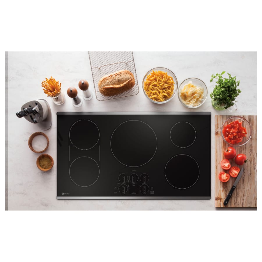 Ge profile 5 burner electric cooktop on sale