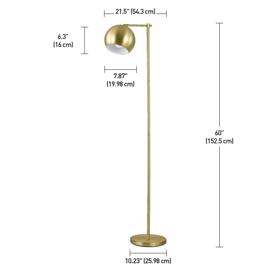 Globe Electric 12915 Molly 60 Tall Boom Arm Floor Lamp Build