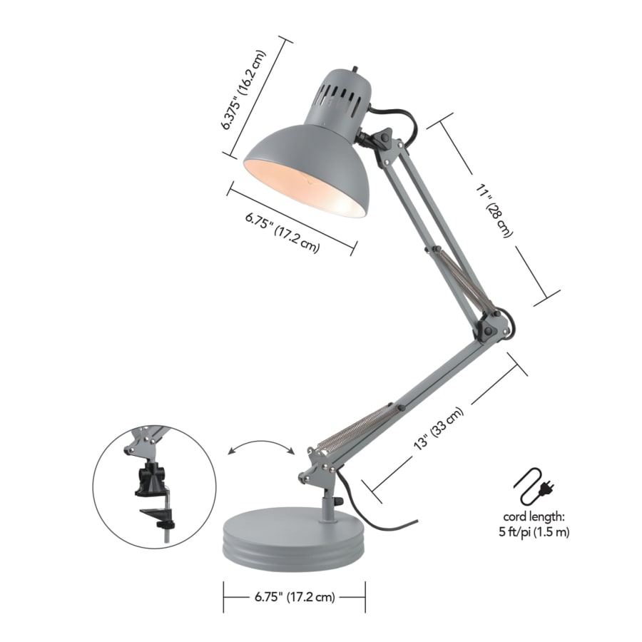 Globe Electric 5698601 Architect 28 Tall Accent and Swing Build