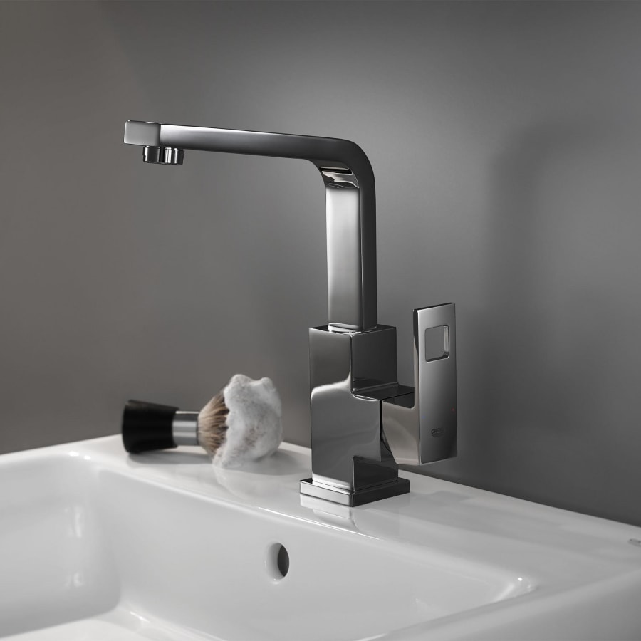 Grohe 23184GNA Eurocube 1.2 GPM Single Hole Bathroom | Build.com 