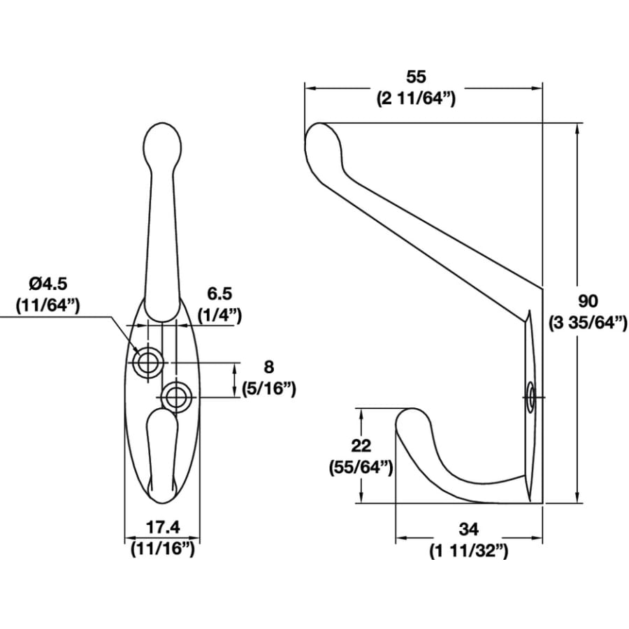 hafele-845-01-600-dimensions hafele-845-01-600-dimensions