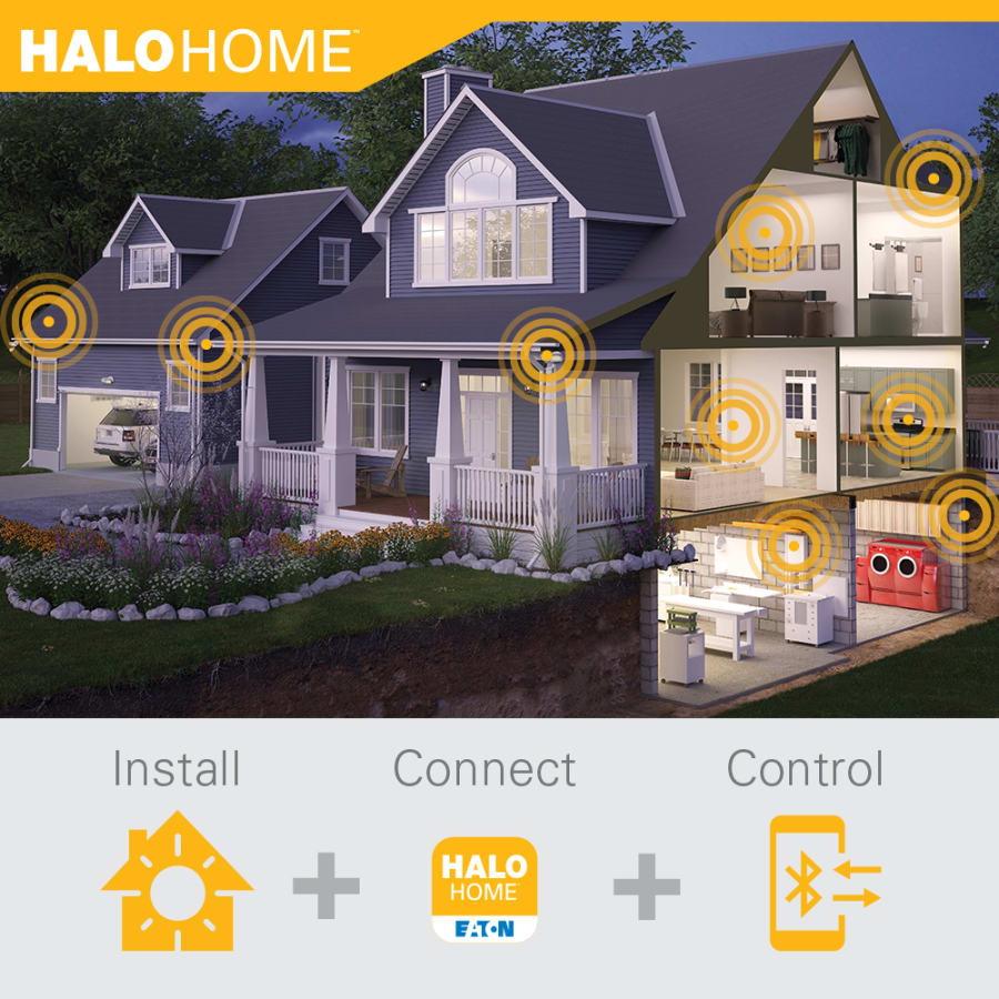 Halo home smart led floodlight sales