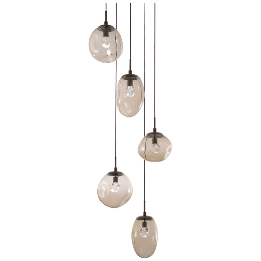 Hammerton Studio Cosmos 22" Wide Artisan Crafted 5 Light Nebula Glass Pendant Configuration Required