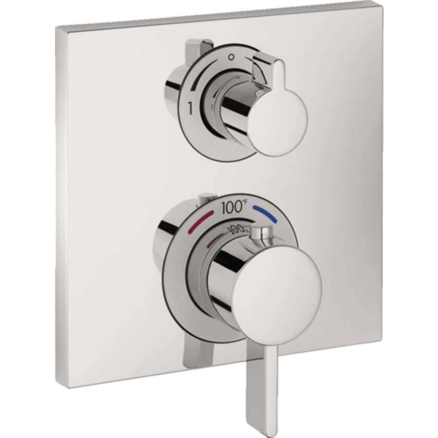 Hansgrohe 15714001 Ecostat Square Thermostatic Valve Trim | Build.com