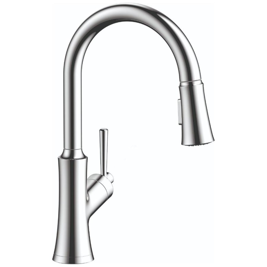 Hansgrohe Joleena 1.75 GPM Pull Down Kitchen Faucet HighArc Spout with Magnetic Docking & Toggle Spray Diverter - Limited Lifetime Warranty Chrome