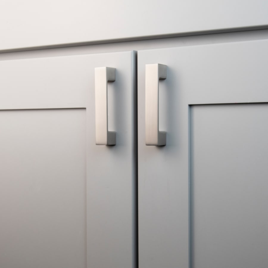 Hickory Hardware Solid Core Cabinet Pulls - 4" Center Luxury Handles In Satin Nickel