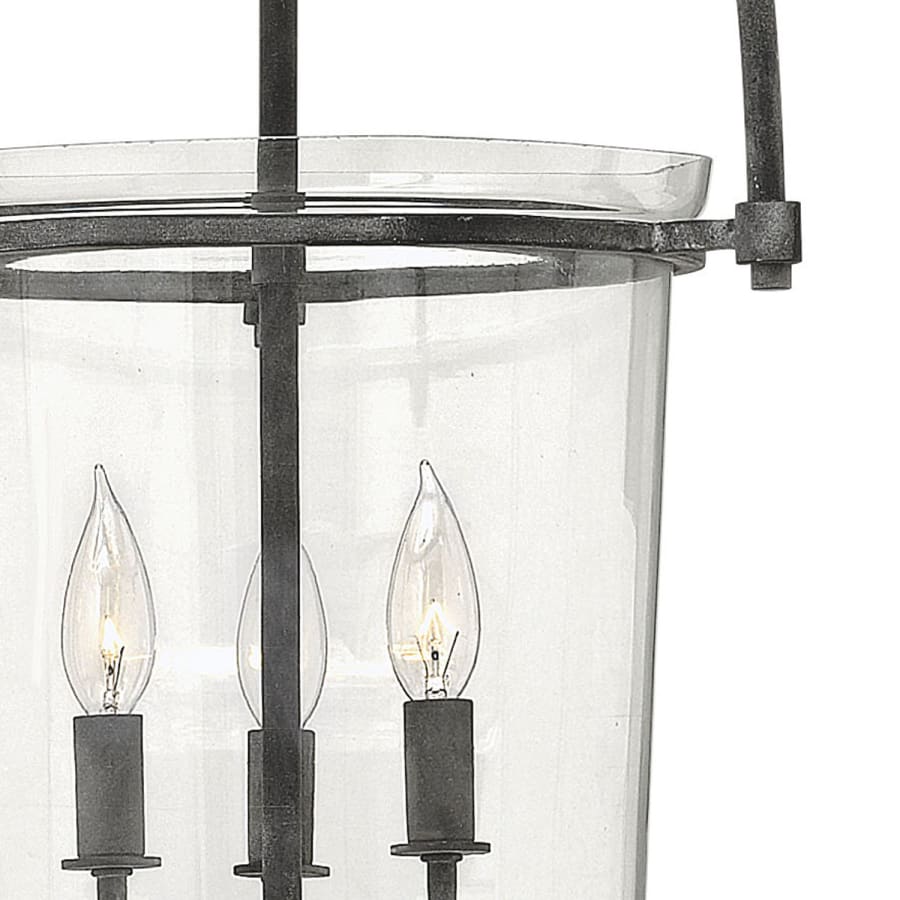 Hinkley Clancy Three Light Foyer Pendant Polished Nickel 3033PN