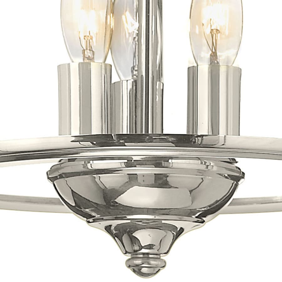 Hinkley Lighting 3473HR 3 Light Semi Flush Ceiling Fixture Build