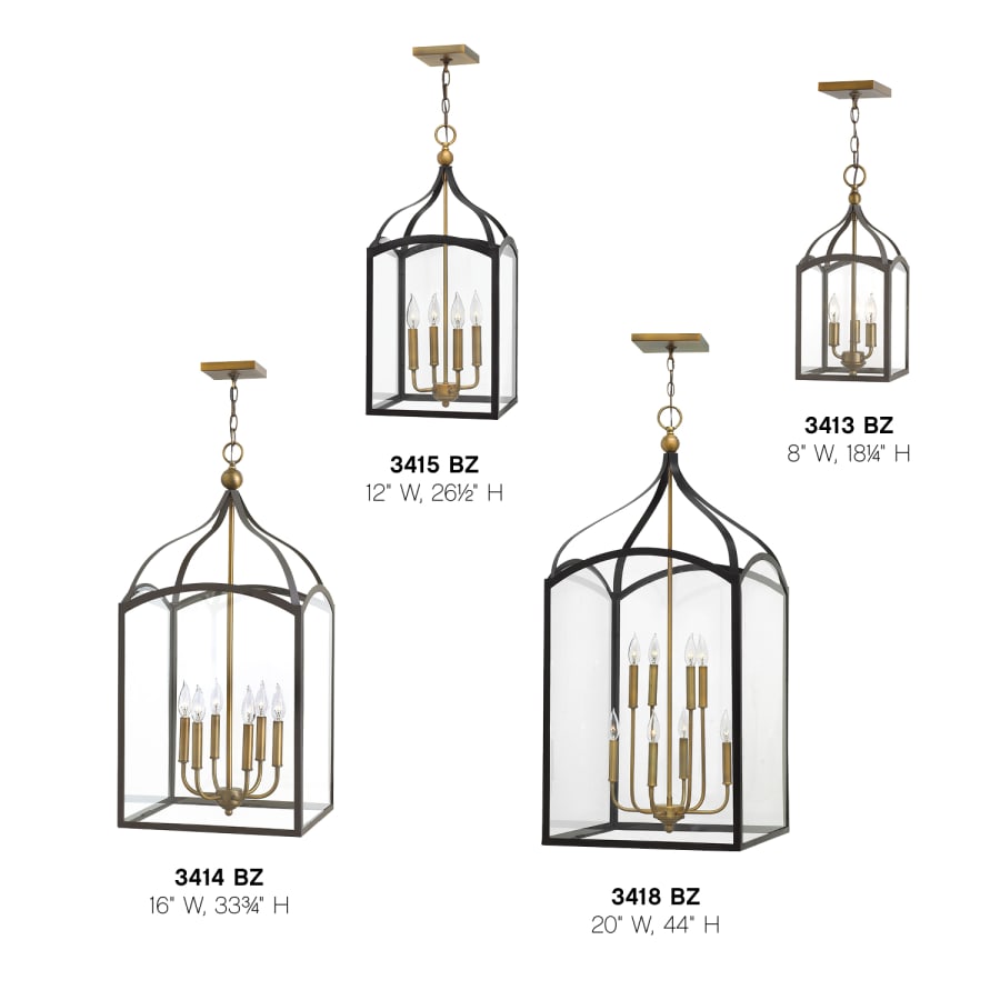 Hinkley Lighting 3415DZ Clarendon 4 Light 12 Hinkley Lighting 3415DZ Clarendon 4 Light 12