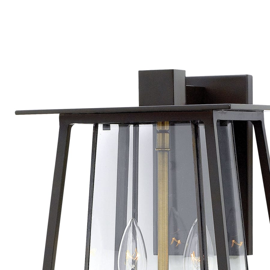 Hinkley Lighting 2104BK LL Walker 2 Light 15 Tall Outdoor Build