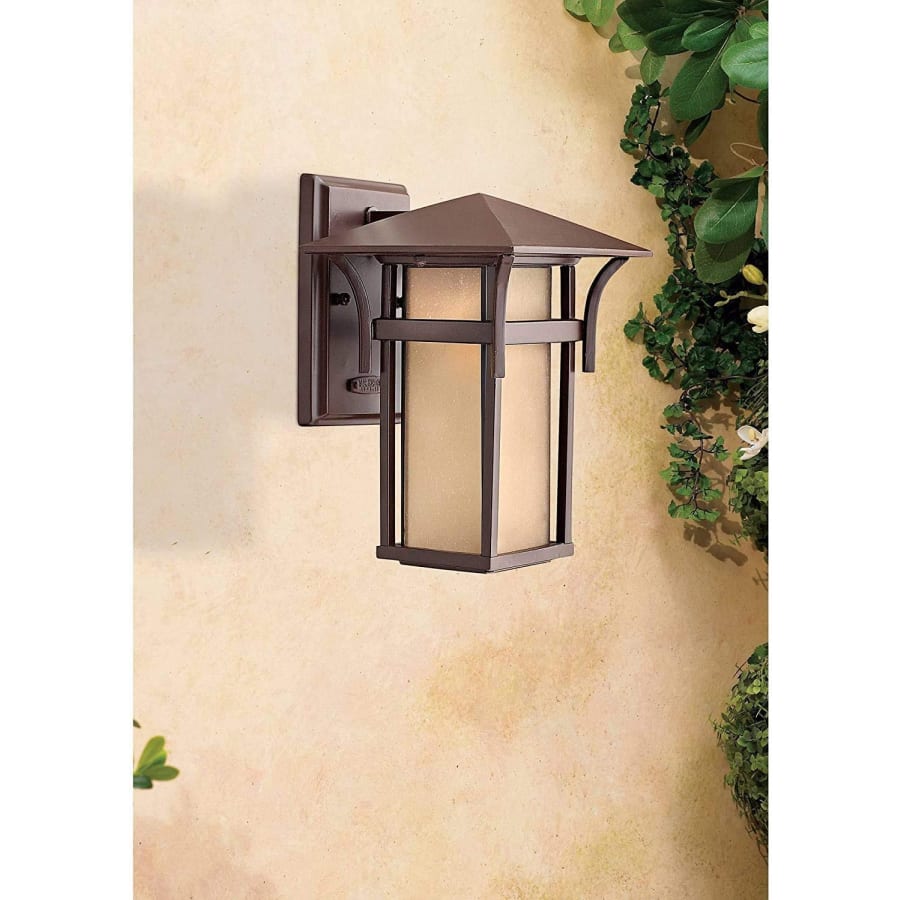 Hinkley Lighting 10.5" Height 1 Light Lantern Outdoor Wall Sconce from the Harbor Collection - Thumbnail 4