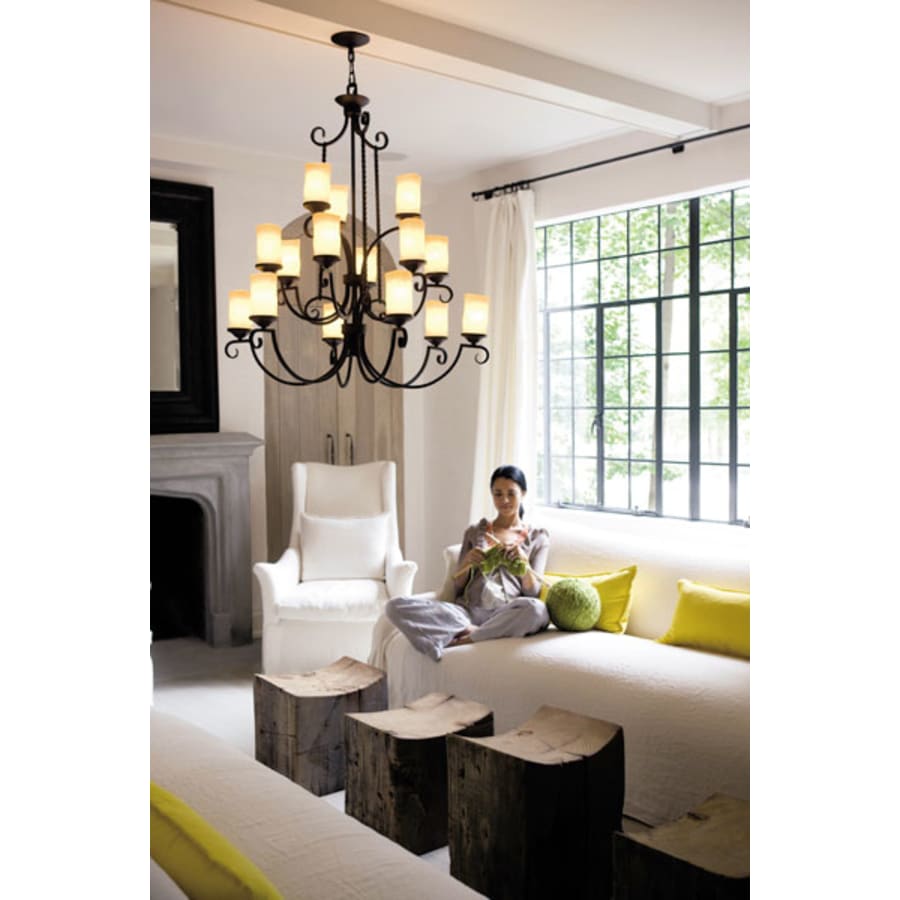 Hinkley 4019OL Casa Chandelier Olde Black, image size:900x900