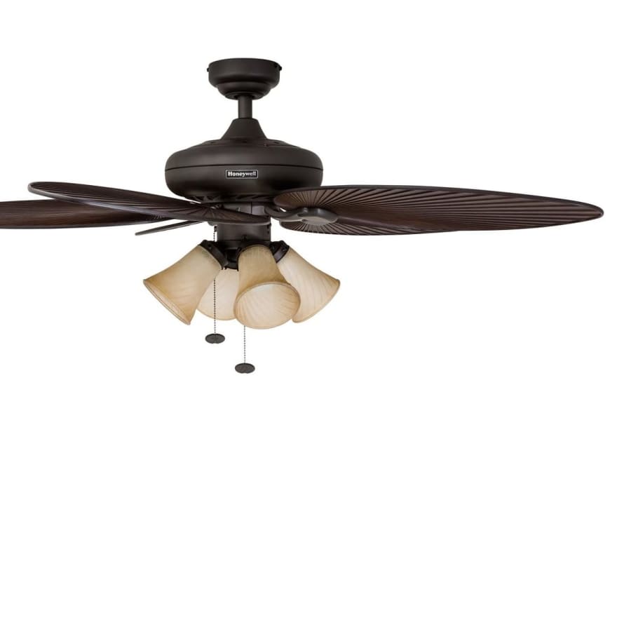 Honeywell Ceiling Fans 50203-36 Bronze Palm Island 52