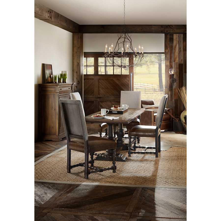 hooker-furniture-5960-75206-brn-lifestyle-shot-of-balcones-dining-suite-with-comfort-chairs-3