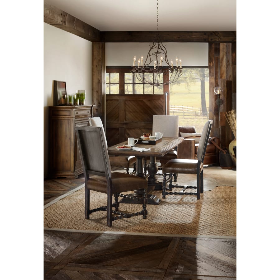 hooker-furniture-5960-75206-brn-lifestyle-shot-of-balcones-dining-suite-with-comfort-chairs-3 hooker-furniture-5960-75206-brn-lifestyle-shot-of-balcones-dining-suite-with-comfort-chairs-3