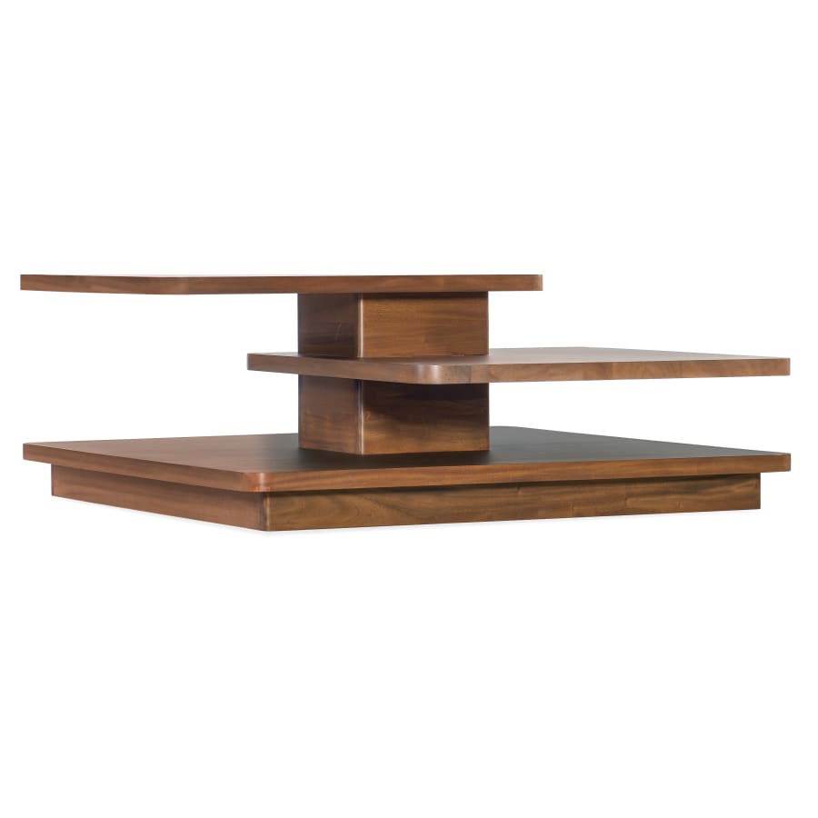 Hooker Furniture Burrow 40" Wide Mahogany Coffee Table Chestnut