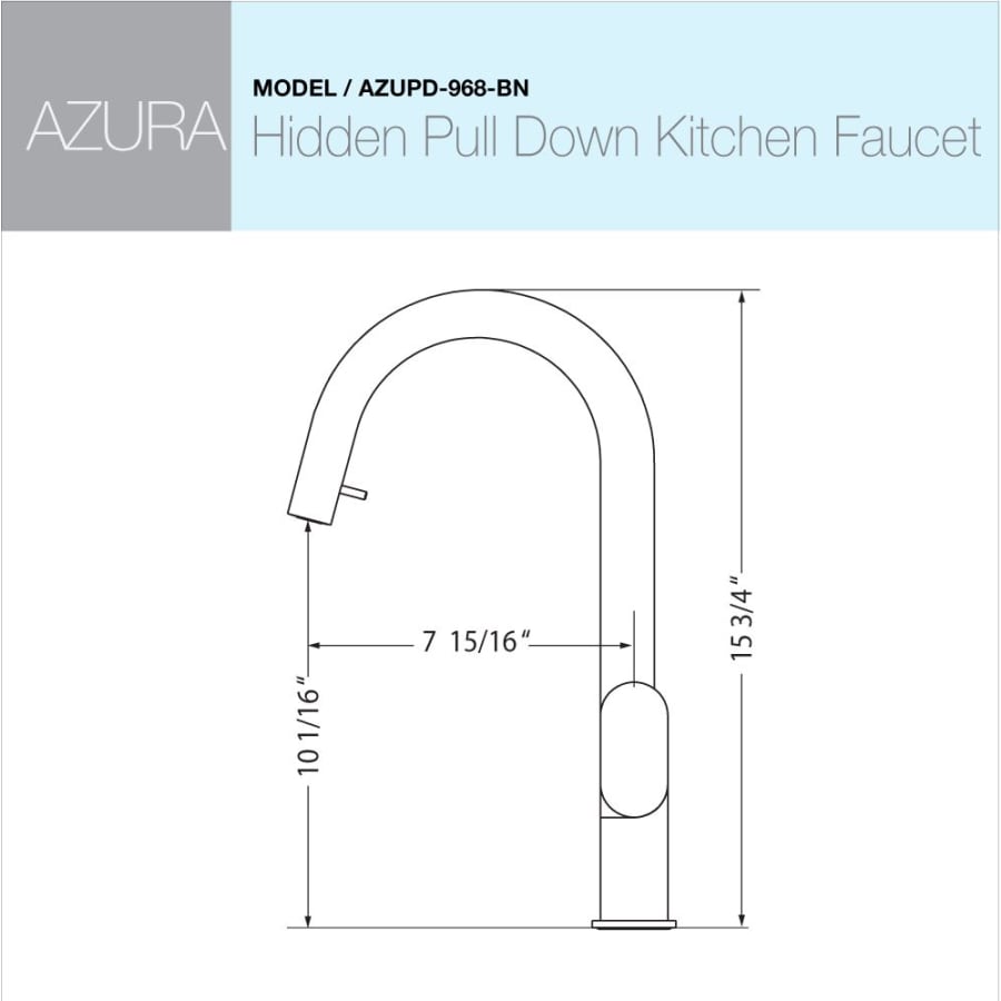 houzer-azupd-968-dimensional-diagram-27 houzer-azupd-968-dimensional-diagram-27