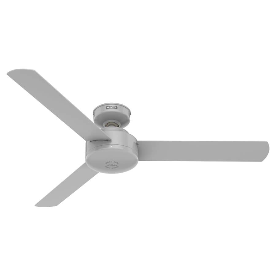 Hunter Presto 52" 3 Blade Hanging Indoor Ceiling Fan with Wall Control Dove Grey