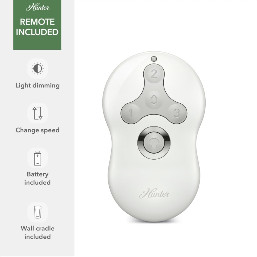 Hunter 59251 Dempsey Remote Included