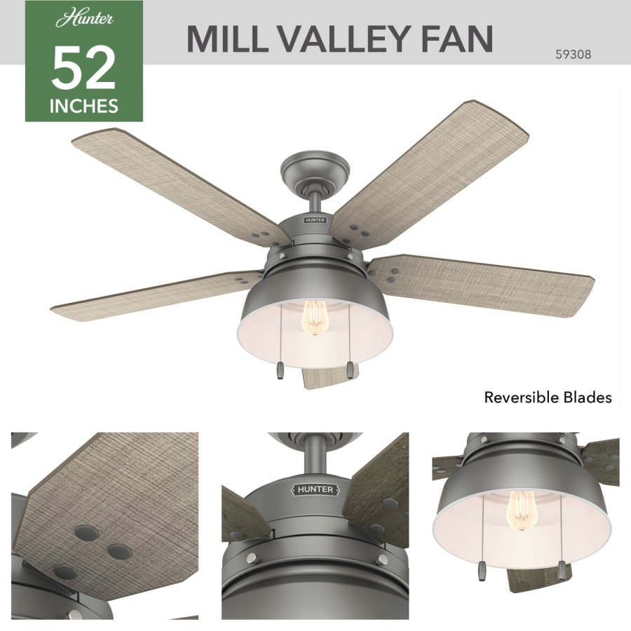 Hunter Mill Valley Ceiling Fan - Thumbnail 2