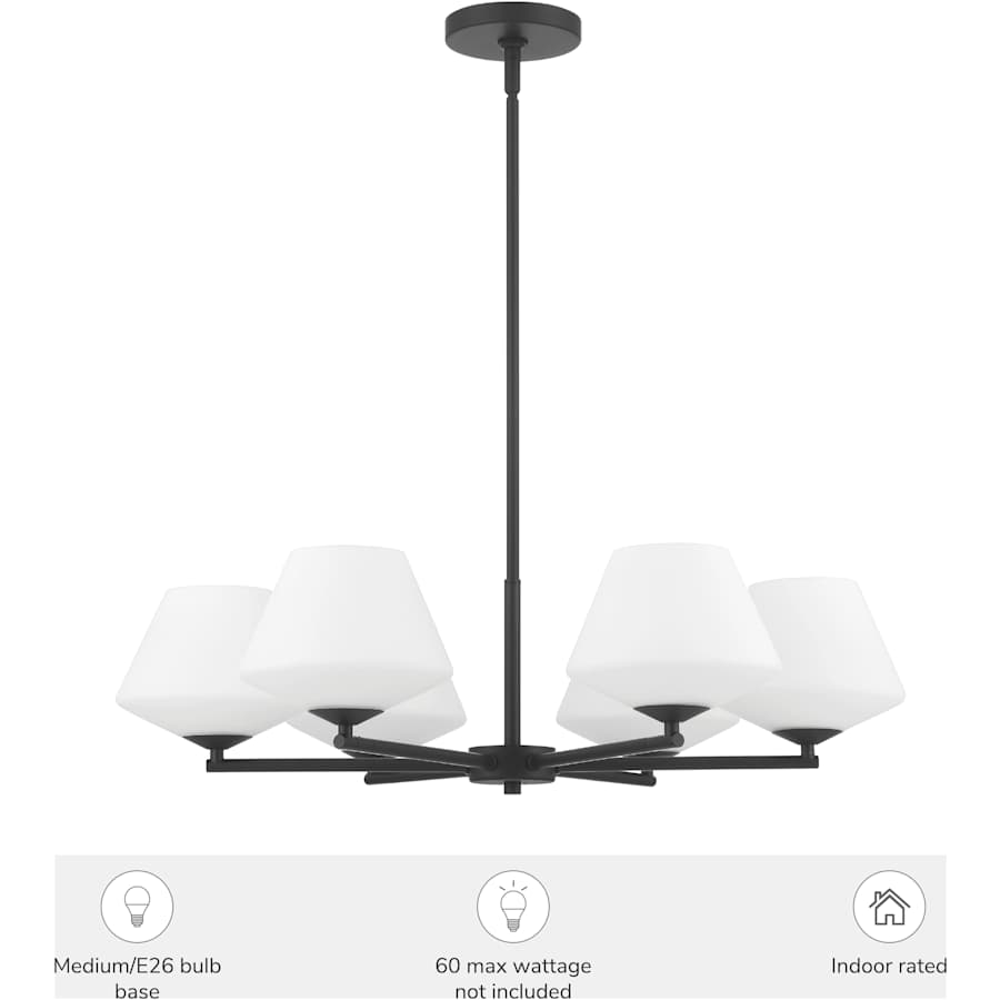 Hunter Celestial Valley 6 Light Chandelier - Thumbnail 4