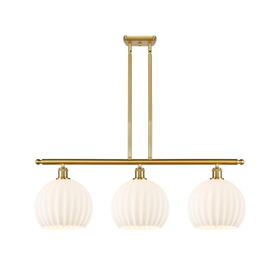 Innovations 516 3I AC G1217 10WV LED Island Pendant Ballston Antique Copper