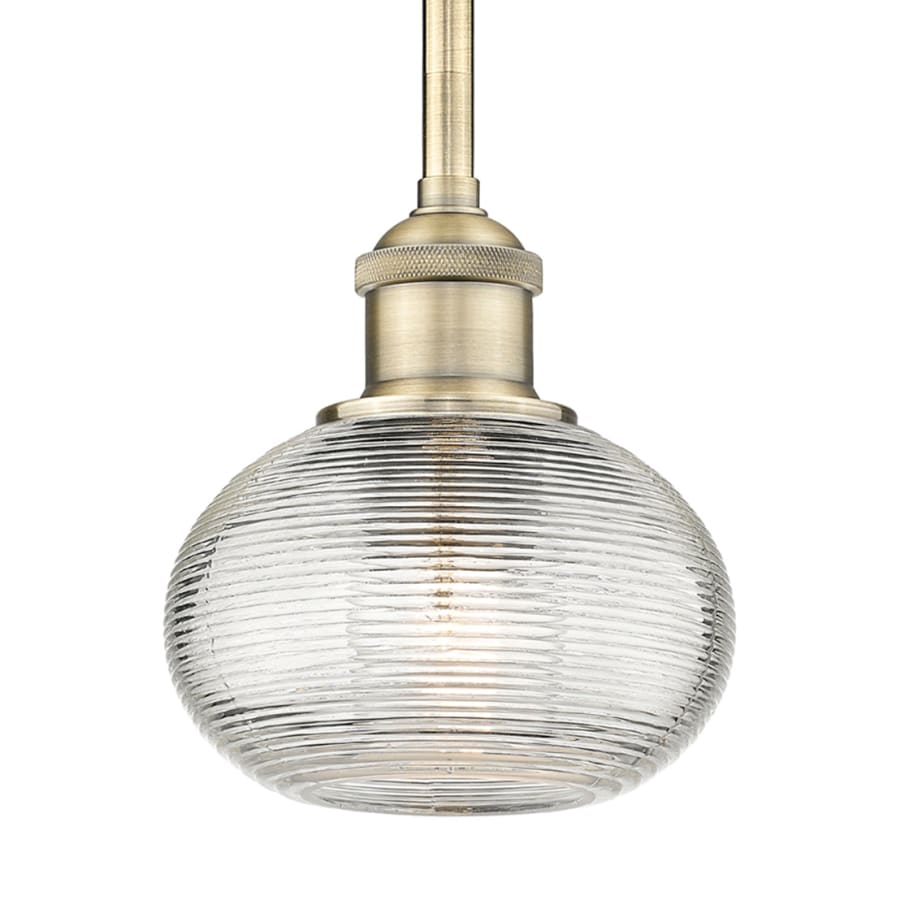 Innovations Lighting Ithaca 6" Wide Mini Pendant Antique Brass