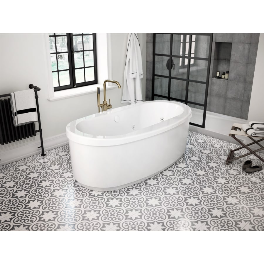 Jacuzzi PT62818 Contento Floor Mounted Tub Filler with Built