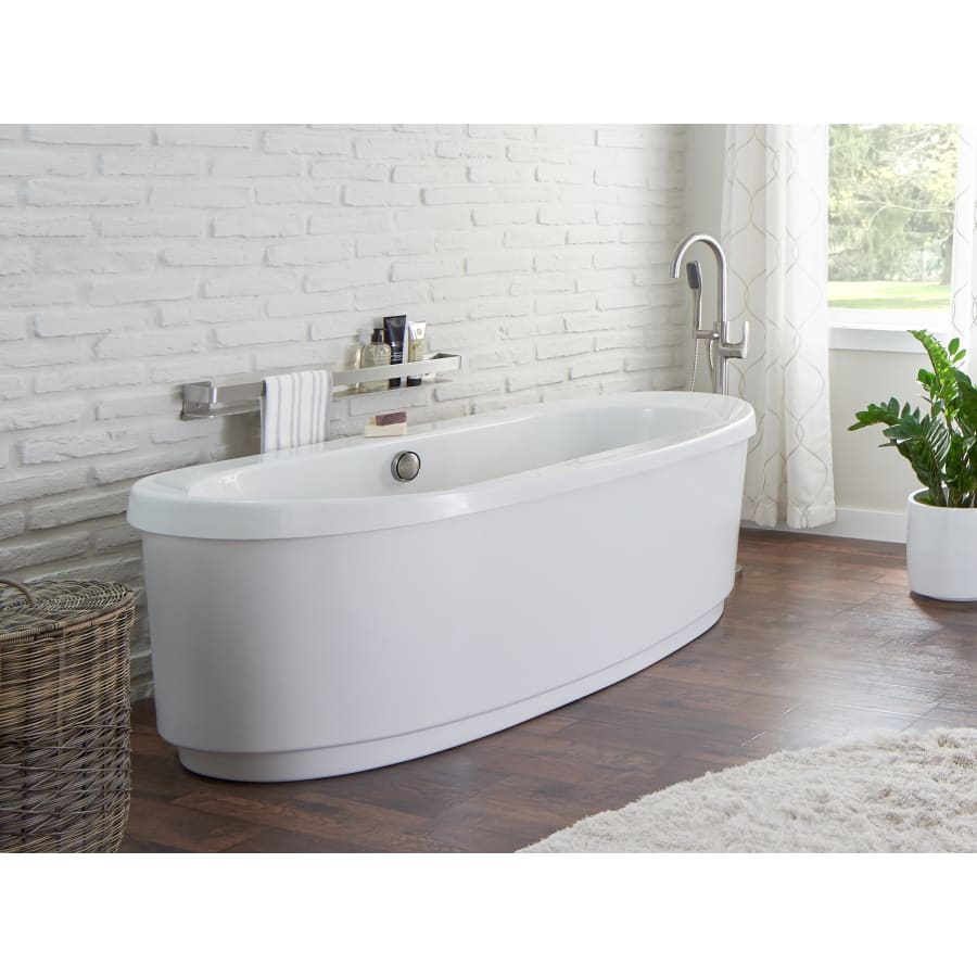 modena_30_inch_shower_shelf_round_tub_filler_brushed_nickel modena_30_inch_shower_shelf_round_tub_filler_brushed_nickel