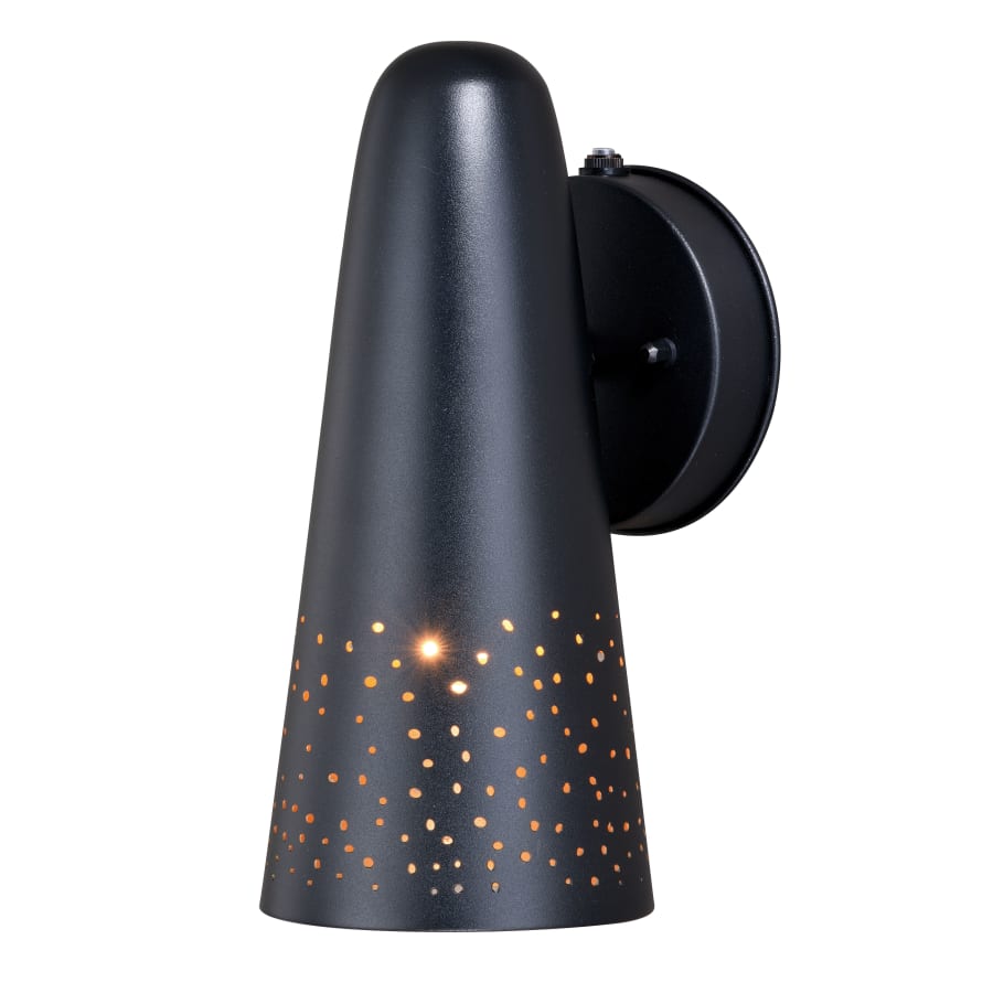 James Allan Javier 11" Tall Outdoor Wall Sconce Textured Black
