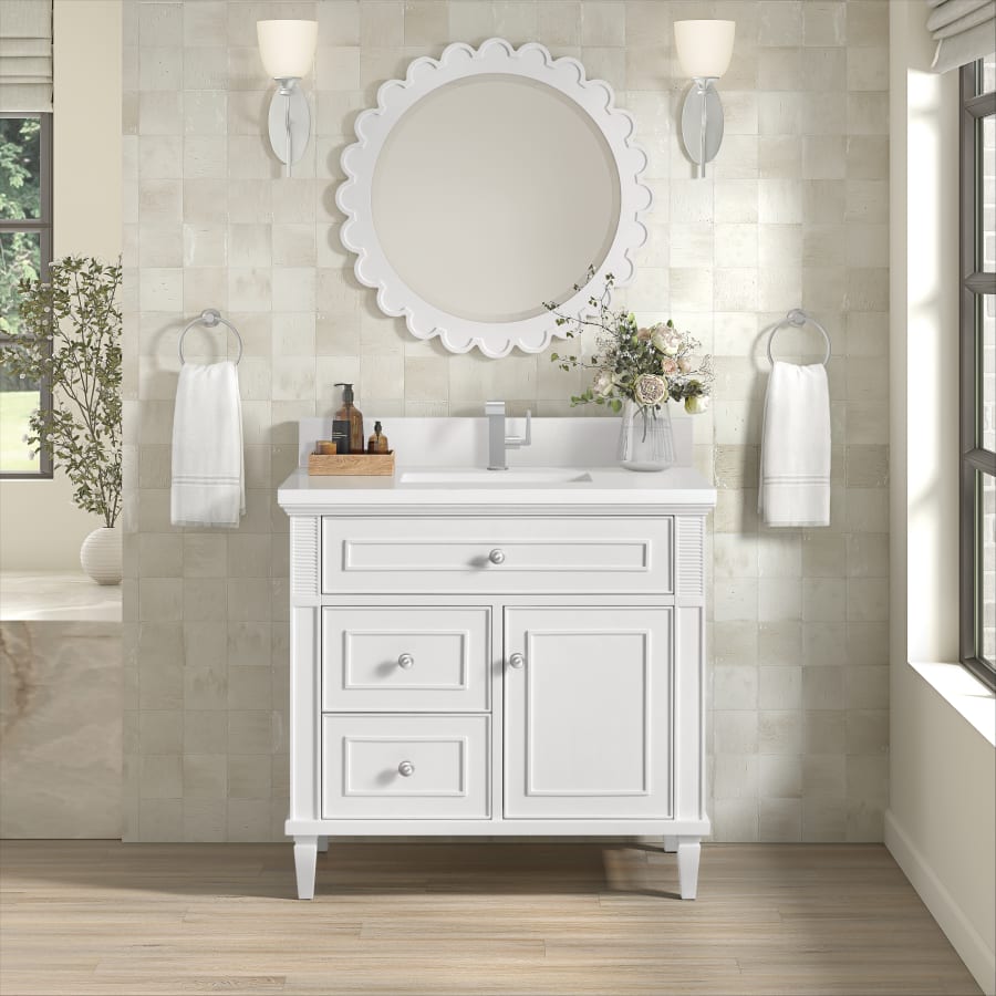 James Martin Vanities 424-V36-WLT-1WZ Lorelai 36 James Martin Vanities 424-V36-WLT-1WZ Lorelai 36
