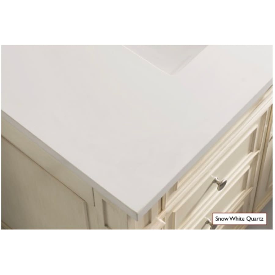 James Martin Vanities-650-V46-SNW-Snow White Quartz Vanity Top