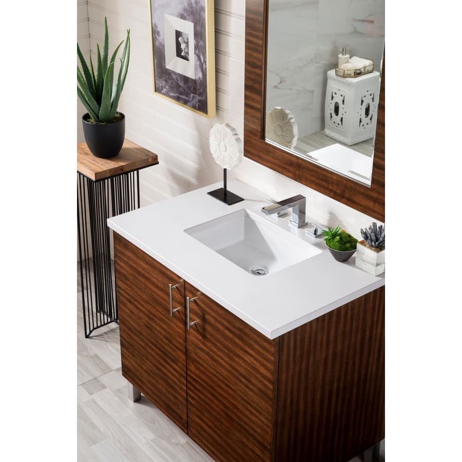 James Martin Vanities 850-V36-SOK-3WZ Metropolitan 36