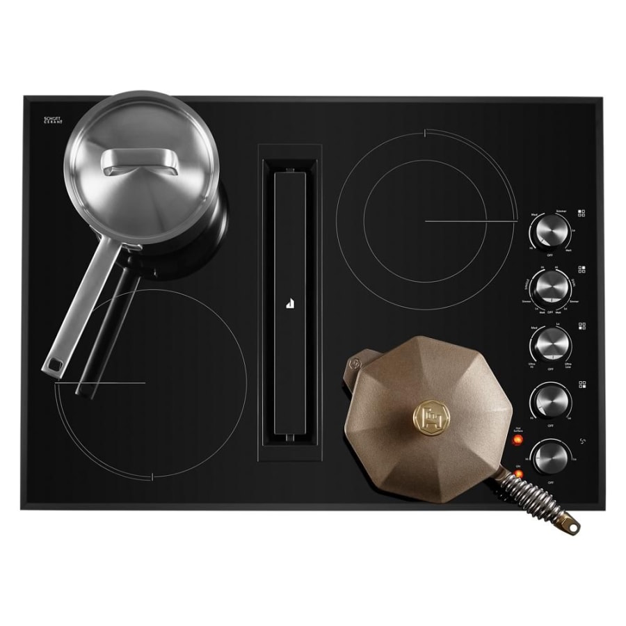 JennAir 30 Black Electric Downdraft Cooktop JED3430GB
