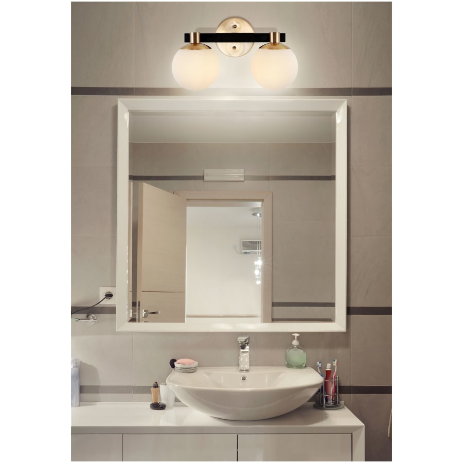 JONATHAN Y Lighting JYL3541A Modernist 2 Light 15 Wide Build