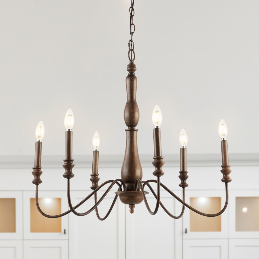 JONATHAN Y Lighting JYL7597A Victoria 6 Light 29