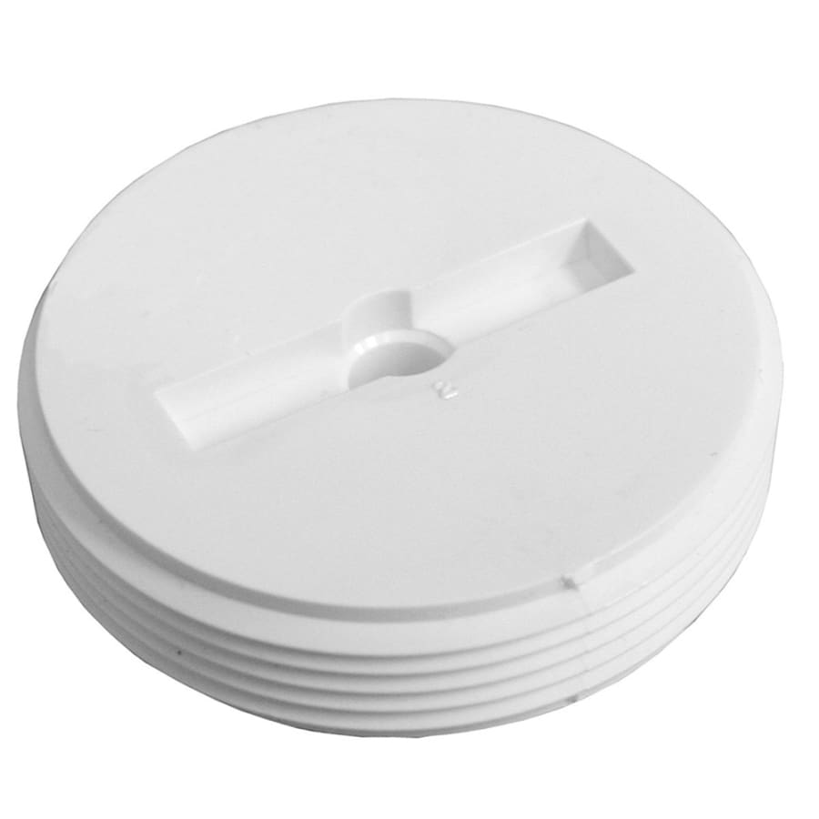 Jones Stephens 3 Plastic REC Heavy Duty Cleanout PLUG White