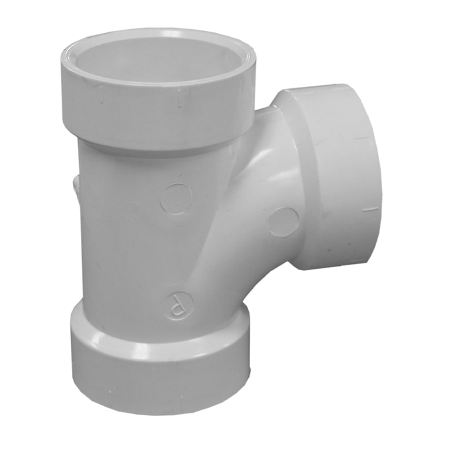 Jones Stephens *CVR* PVC 4X4X2 SANITARY TEE White