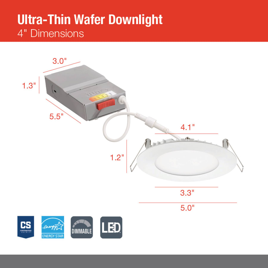 Lithonia wf6 adj wafer top
