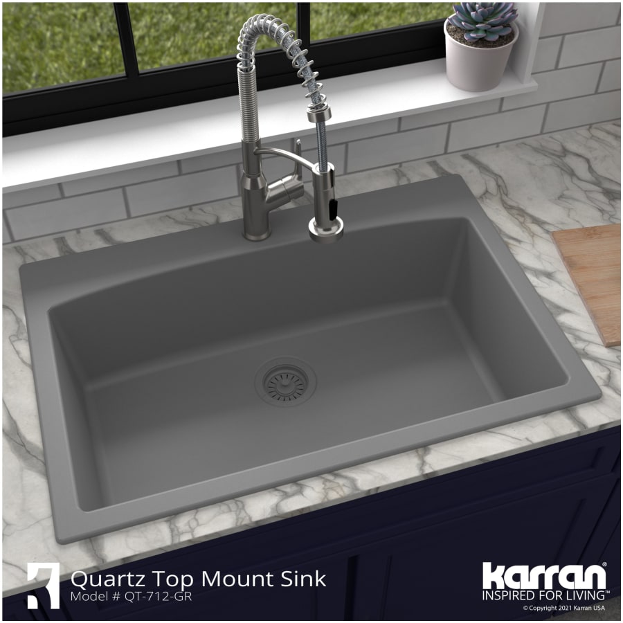 Karran USA QT-712-BI Quartz QT 33