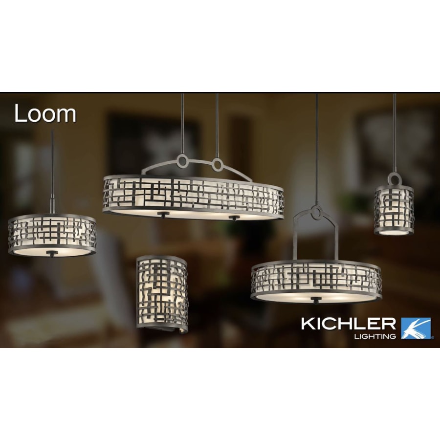 Kichler 43046OZ Loom Single-Tier Linear Chandelier with 4 | Build.com