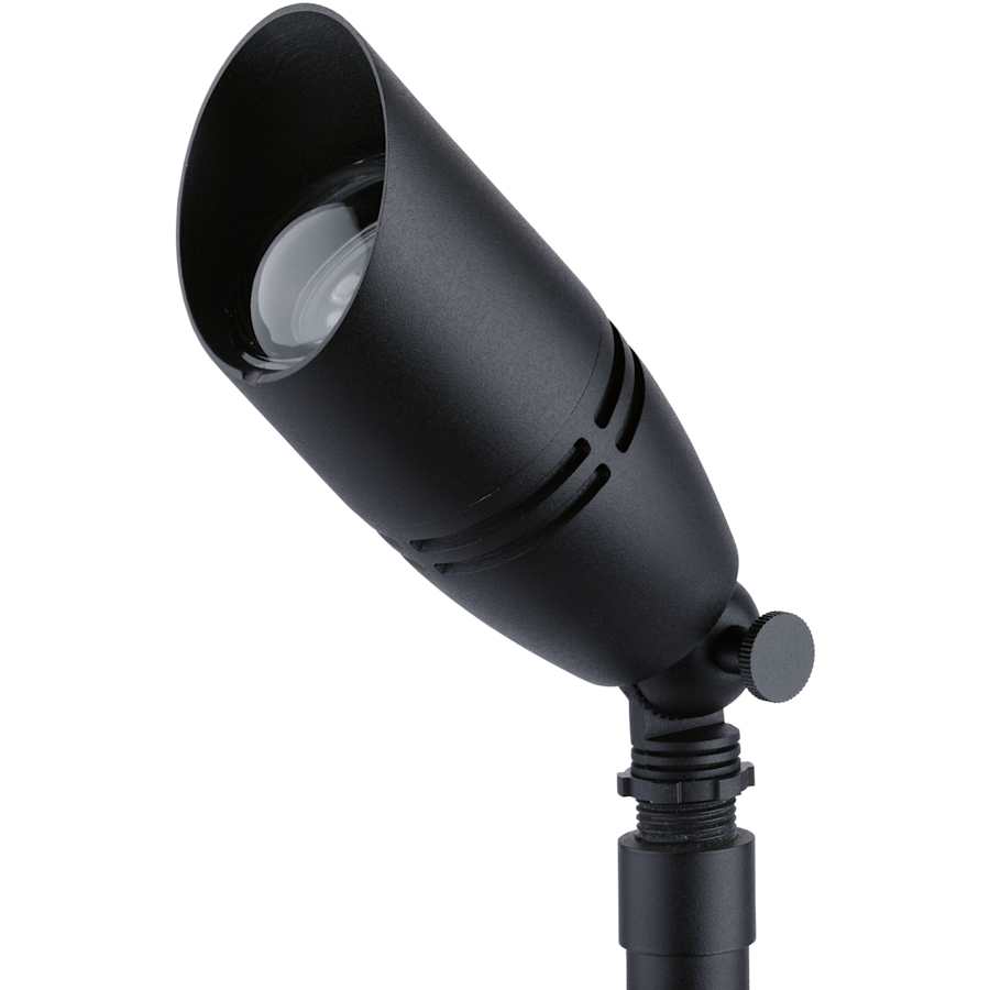 Kichler Single 3" Wide 12V Spot Light Black Brass