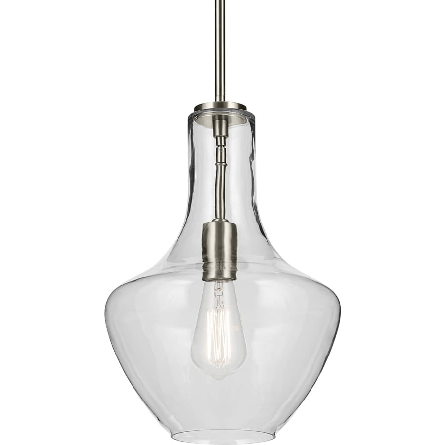 Kichler Everly Pendant Natural Brass 1 Light